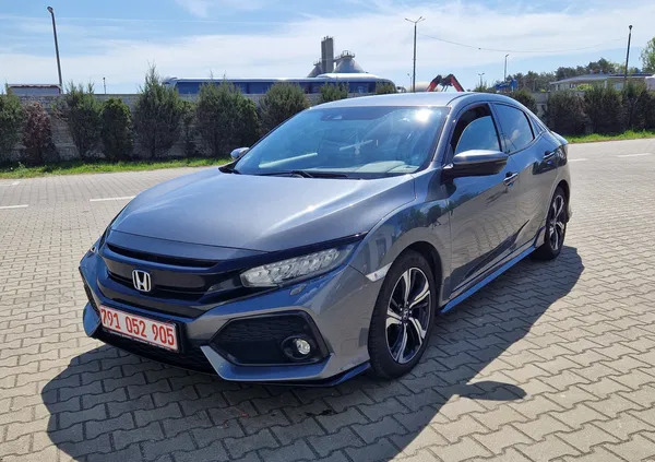 zachodniopomorskie Honda Civic cena 72500 przebieg: 121000, rok produkcji 2017 z Świnoujście